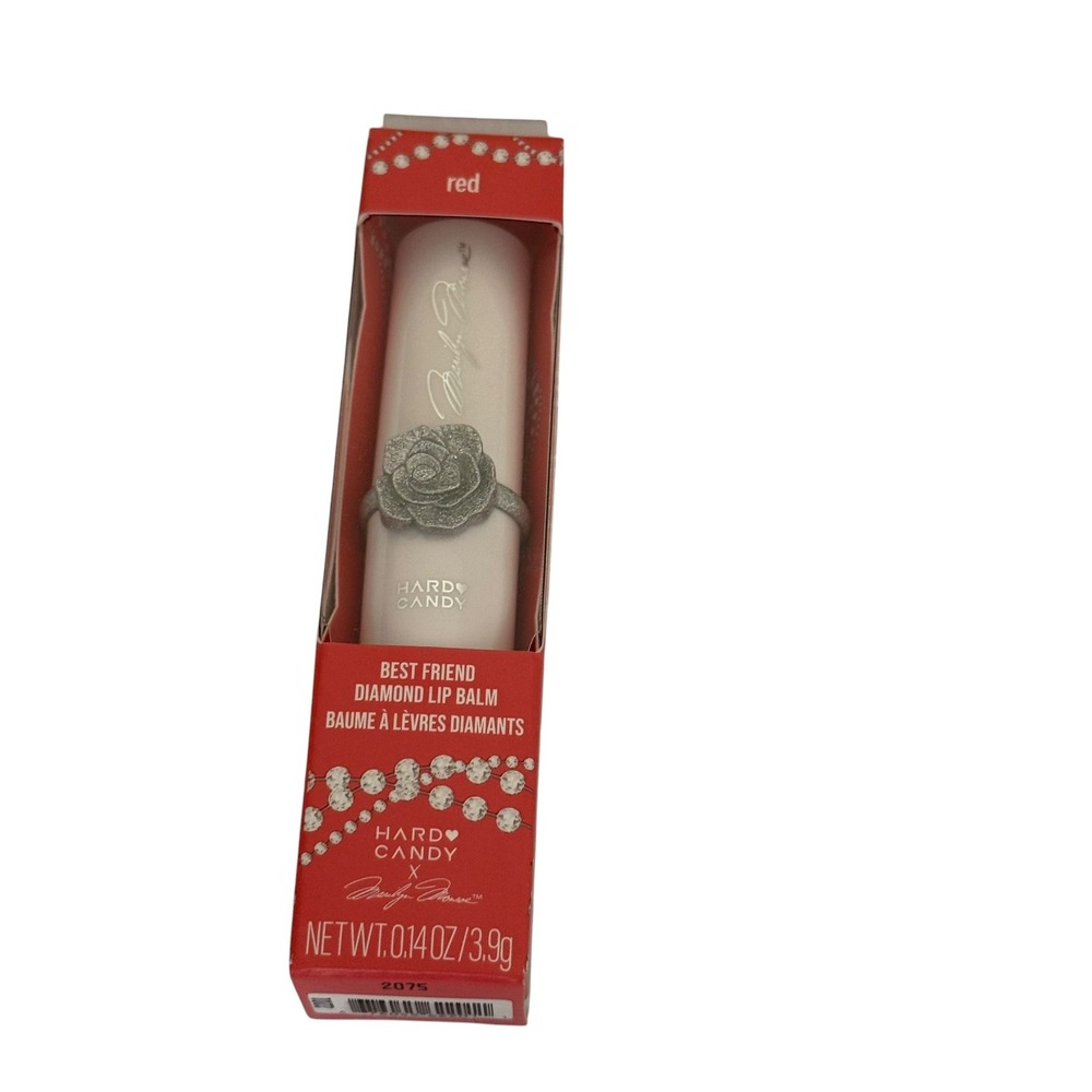 Hard Candy Marilyn Monroe Best Friend Diamond Lip‎ Balm Women New Red Shimmer